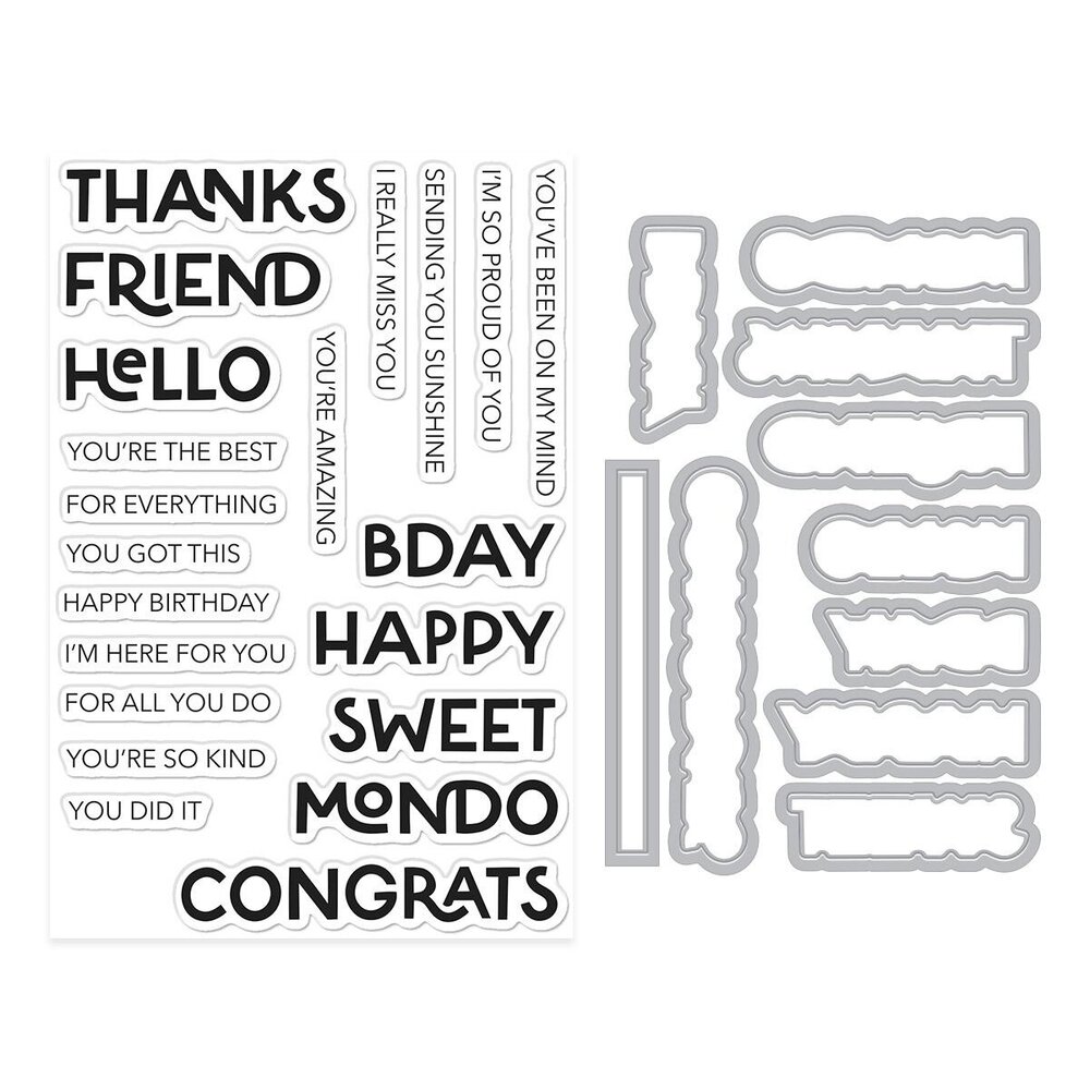 Hero Arts Fresh Flowers Stamps & Dies Perfect Pairs (DC355) Hero Arts Fresh Flowers Stamps & Dies Perfect Pairs (DC355)