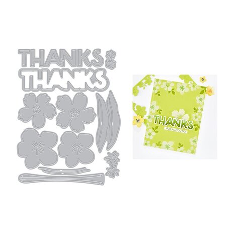 Hero Arts Fresh Flowers Die Set Sweet Blooms (DF297) Hero Arts Fresh Flowers Die Set Sweet Blooms (DF297)