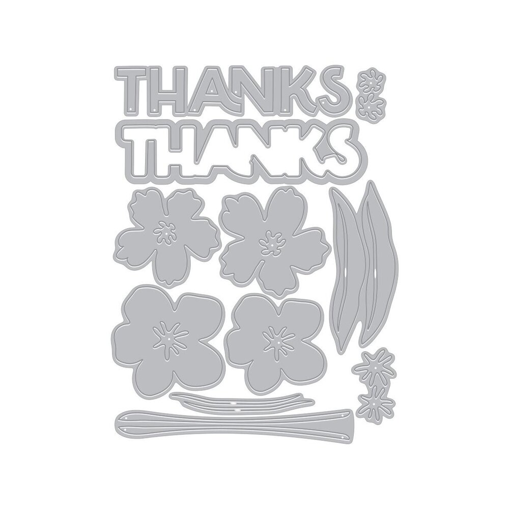 Hero Arts Fresh Flowers Die Set Sweet Blooms (DF297) Hero Arts Fresh Flowers Die Set Sweet Blooms (DF297)