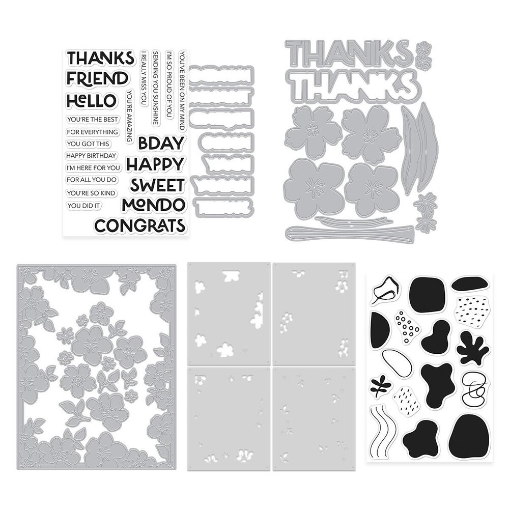 Hero Arts PRE-ORDER Fresh Flowers I Want It All Bundle (WB1203) Hero Arts PRE-ORDER Fresh Flowers I Want It All Bundle (WB1203)