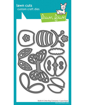 Lawn Fawn Build-A-Critter Bug Costumes Dies (LF4131) Lawn Fawn Build-A-Critter Bug Costumes Dies (LF4131)