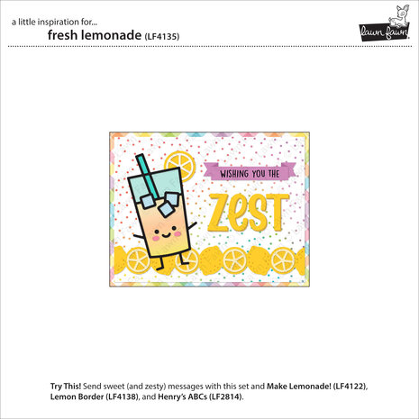 Lawn Fawn Fresh Lemonade Dies (LF4135) Lawn Fawn Fresh Lemonade Dies (LF4135)