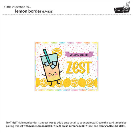 Lawn Fawn Lemon Border Dies (LF4138) Lawn Fawn Lemon Border Dies (LF4138)