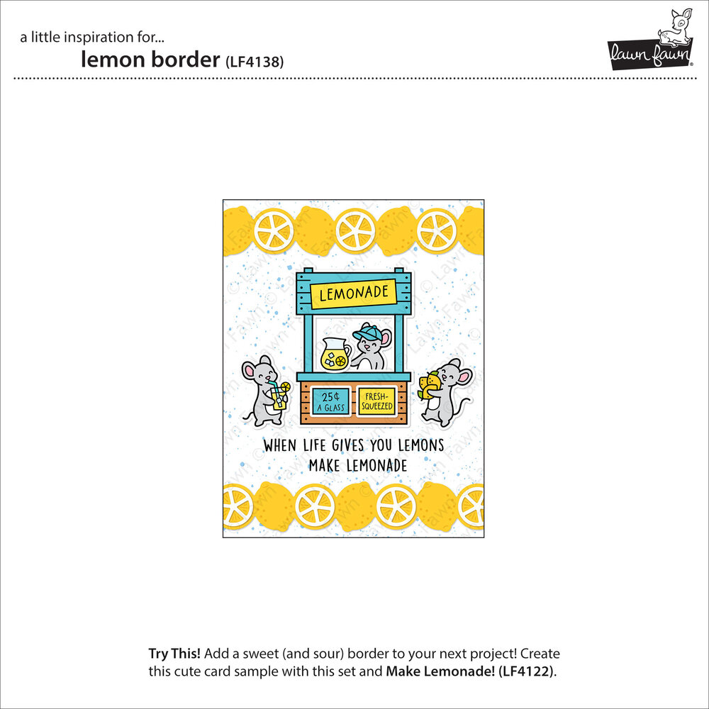 Lawn Fawn Lemon Border Dies (LF4138) Lawn Fawn Lemon Border Dies (LF4138)