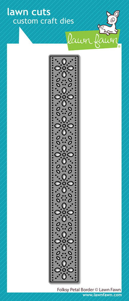 Lawn Fawn Folksy Petal Border Dies (LF4140)