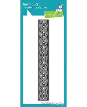 Lawn Fawn Folksy Petal Border Dies (LF4140)