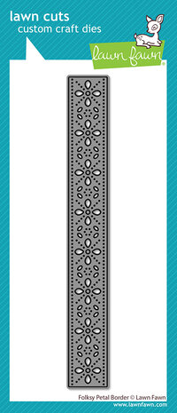 Lawn Fawn Folksy Petal Border Dies (LF4140)