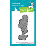 Lawn Fawn Scripty Hello Outline Dies (LF4141)