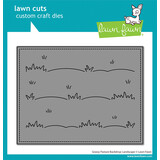 Lawn Fawn Grassy Pasture Backdrop Landscape Dies (LF4144)