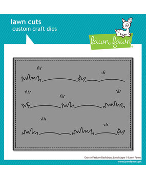 Lawn Fawn Grassy Pasture Backdrop Landscape Dies (LF4144)
