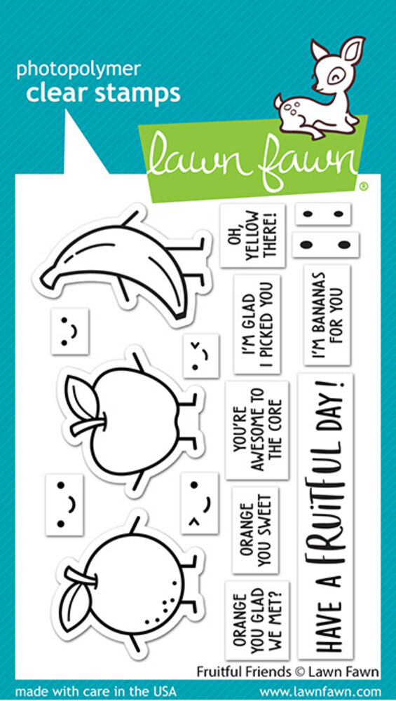 Lawn Fawn Fruitful Friends Clear Stamps (LF3429)