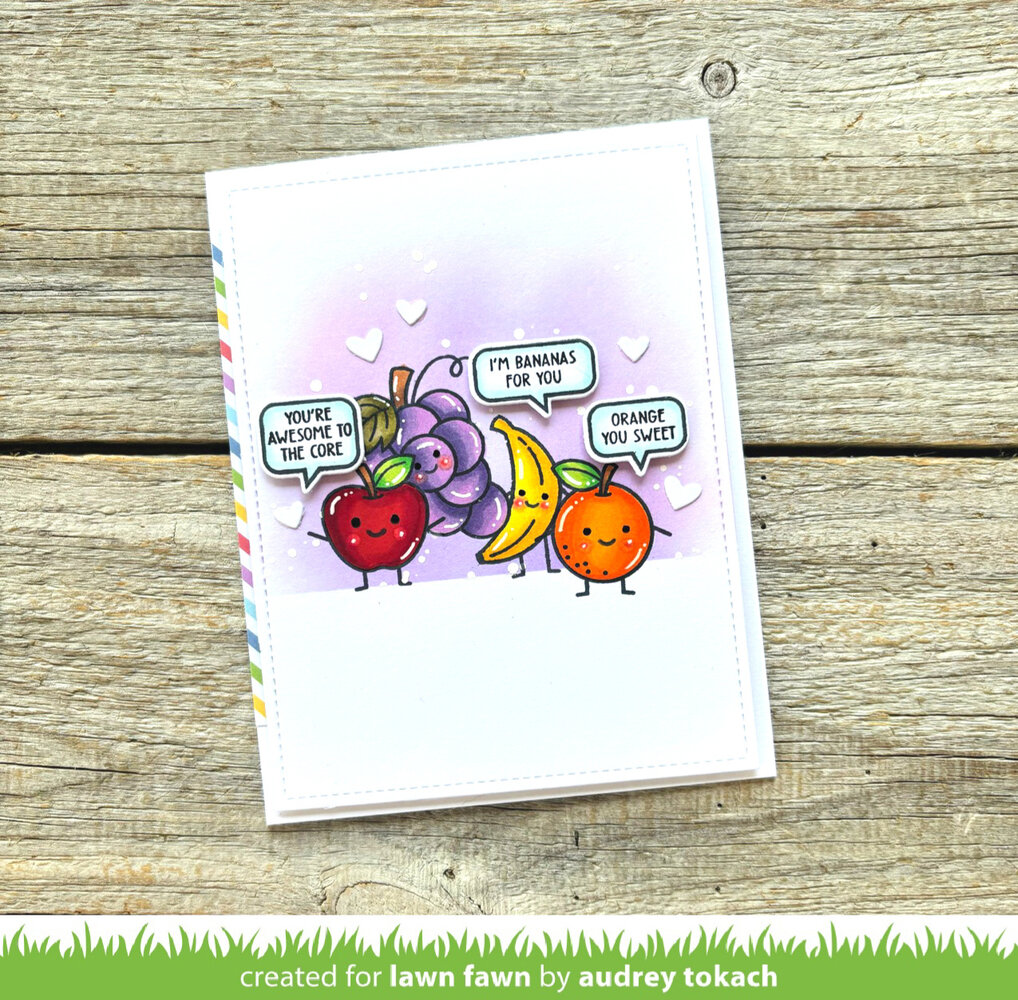 Lawn Fawn Fruitful Friends Clear Stamps (LF3429)