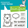 Lawn Fawn Quokka My World Clear Stamps (LF3936)