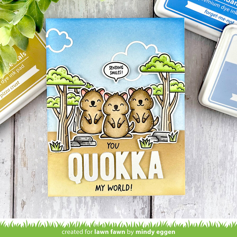 Lawn Fawn Quokka My World Clear Stamps (LF3936)