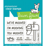 Lawn Fawn Highland Cows! Add-On Clear Stamps (LF4119)