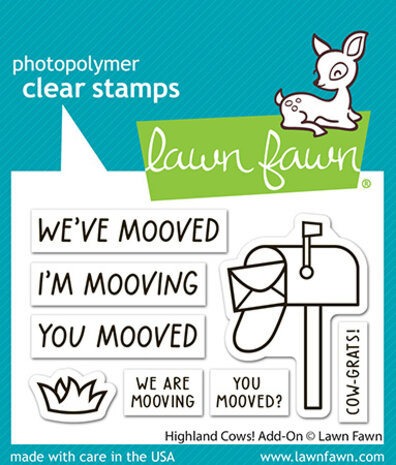 Lawn Fawn Highland Cows! Add-On Clear Stamps (LF4119) Lawn Fawn Highland Cows! Add-On Clear Stamps (LF4119)