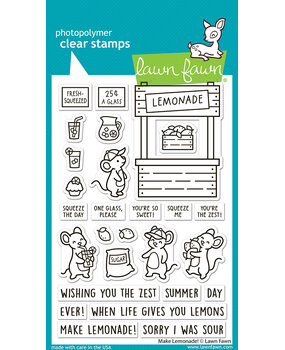 Lawn Fawn Make Lemonade! Clear Stamps (LF4122)