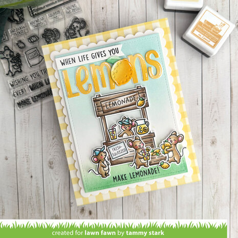 Lawn Fawn Make Lemonade! Clear Stamps (LF4122) Lawn Fawn Make Lemonade! Clear Stamps (LF4122)