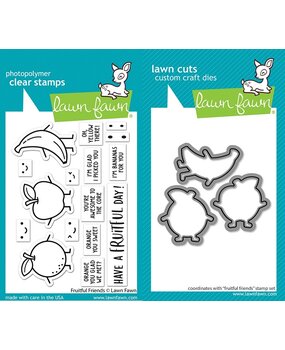 Lawn Fawn Fruitful Friends Stamp & Die DUO (LF3430)
