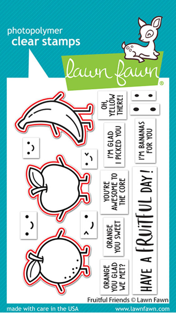 Lawn Fawn Fruitful Friends Stamp & Die DUO (LF3430)