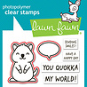 Lawn Fawn Quokka My World Stamp & Die DUO (LF3937)