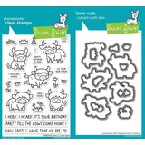 Lawn Fawn Highland Cows! Stamp & Die DUO (LF4117)