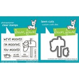 Lawn Fawn Highland Cows! Add-On Stamp & Die DUO (LF4120)