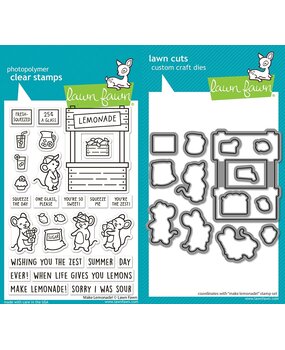 Lawn Fawn Make Lemonade! Stamp & Die DUO (LF4123)