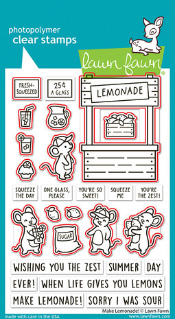 Lawn Fawn Make Lemonade! Stamp & Die DUO (LF4123) Lawn Fawn Make Lemonade! Stamp & Die DUO (LF4123)
