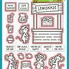Lawn Fawn Make Lemonade! Stamp & Die DUO (LF4123) Lawn Fawn Make Lemonade! Stamp & Die DUO (LF4123)