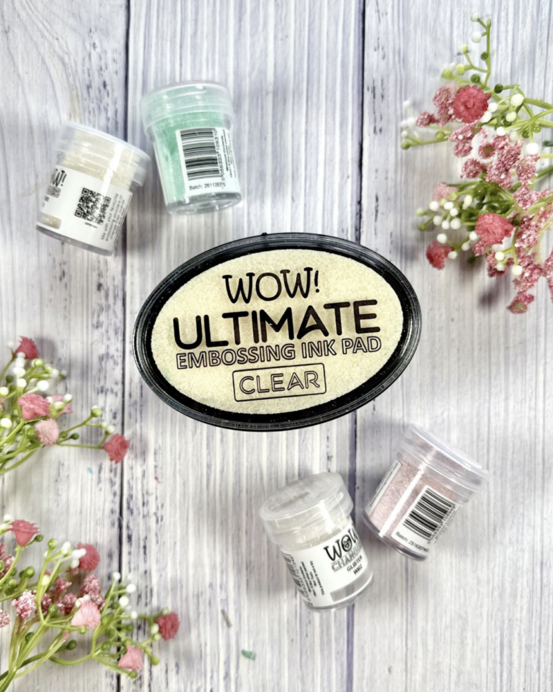 WOW! Ultimate Embossing Ink Pad Clear (WV016) WOW! Ultimate Embossing Ink Pad Clear (WV016)
