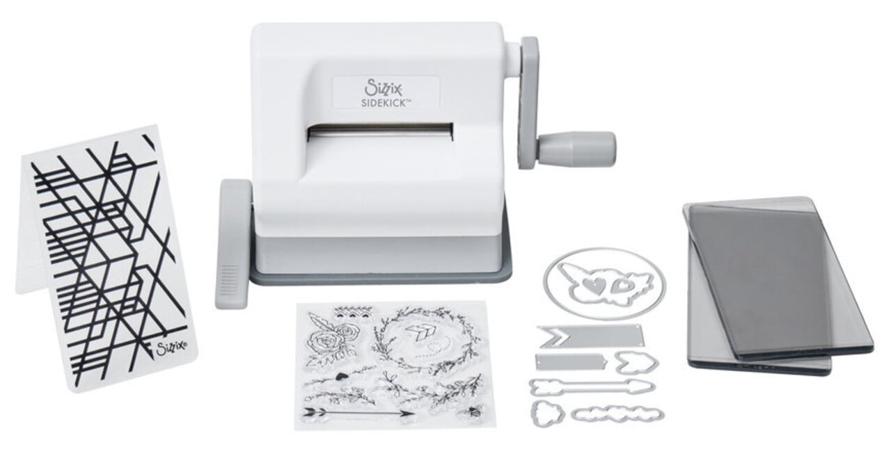 Sizzix Sidekick Starter Kit White & Gray NEW (667155)