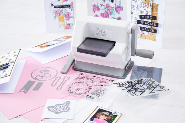 Sizzix Sidekick Starter Kit White & Gray NEW (667155)