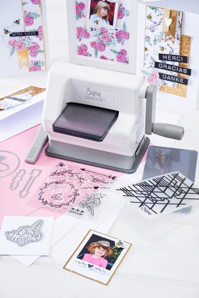 Sizzix Sidekick Starter Kit White & Gray NEW (667155)