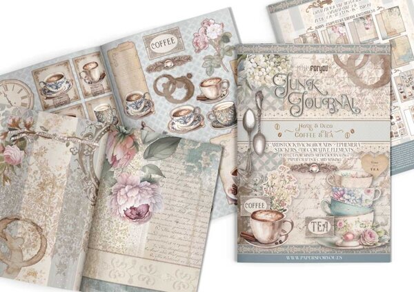 Papers For You Home & Deco Coffee & Tea A4 Junk Journal (PFY-16136) Papers For You Home & Deco Coffee & Tea A4 Junk Journal (PFY-16136)