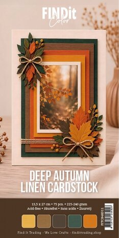 Find It Trading Linen Cardstock Pack 4K Deep Autumn (FITCB4k011) Find It Trading Linen Cardstock Pack 4K Deep Autumn (FITCB4k011)