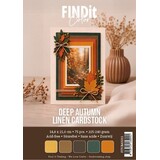 Find It Trading Linen Cardstock Pack A5 Deep Autumn (FITCBA5011)