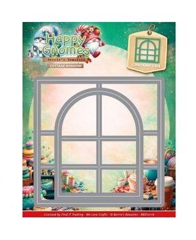 Berrie's Beauties Happy Gnomes Dies Cottage Window (BBD10116)