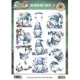 Berrie's Beauties Happy Gnomes 3D Push Out Sew Much Love (SB11135)