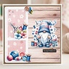 Berrie's Beauties Happy Gnomes 3D Push Out Sew Much Love (SB11135) Berrie's Beauties Happy Gnomes 3D Push Out Sew Much Love (SB11135)