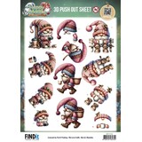 Berrie's Beauties Happy Gnomes 3D Push Out Coffee & Clicks (SB11134)
