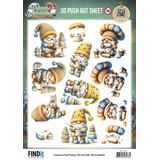 Berrie's Beauties Happy Gnomes 3D Push Out The Tiny Baker (SB11136)