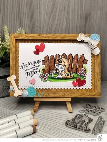 Impronte d'Autore Furry Friends Clear Stamp (2657-CLEM-C) Impronte d'Autore Furry Friends Clear Stamp (2657-CLEM-C)