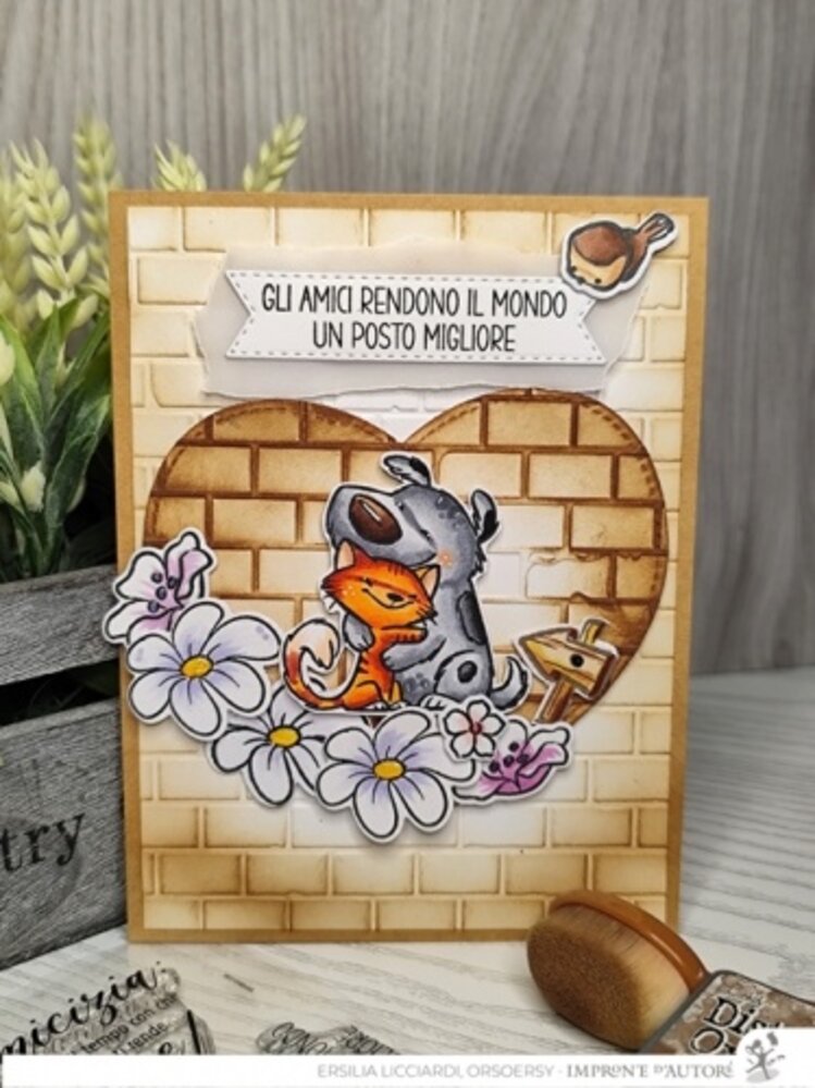 Impronte d'Autore Furry Friends Clear Stamp (2657-CLEM-C) Impronte d'Autore Furry Friends Clear Stamp (2657-CLEM-C)