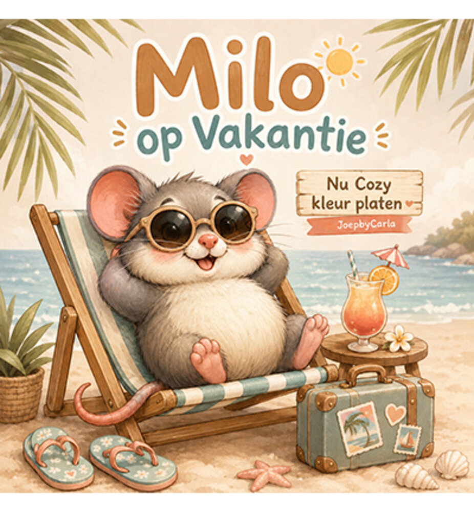 Joep by Carla Milo op Vakantie 12 kleurplaten (JBC-KK-2601001) Joep by Carla Milo op Vakantie 12 kleurplaten (JBC-KK-2601001)