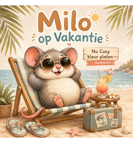 Joep by Carla Milo op Vakantie 12 kleurplaten (JBC-KK-2601001) Joep by Carla Milo op Vakantie 12 kleurplaten (JBC-KK-2601001)