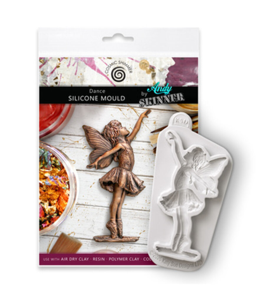 Cosmic Shimmer Silicone Mould Dance by Andy Skinner (CF0079-CS)