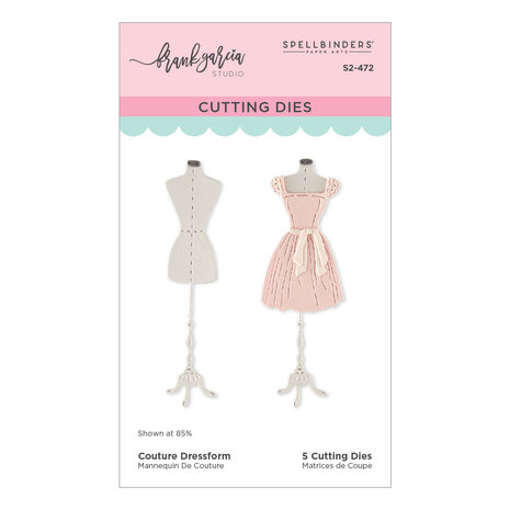 Spellbinders Buttons & Keepsakes Etched Dies Couture Dressform by Frank Garcia (S2-472) Spellbinders Buttons & Keepsakes Etched Dies Couture Dressform by Frank Garcia (S2-472)