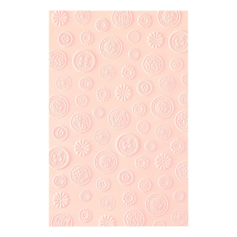 Spellbinders Buttons & Keepsakes 3D Embossing Folder Haberdashery Buttons by Frank Garcia (E3D-176) Spellbinders Buttons & Keepsakes 3D Embossing Folder Haberdashery Buttons by Frank Garcia (E3D-176)