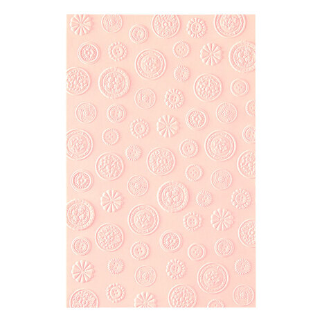 Spellbinders Buttons & Keepsakes 3D Embossing Folder Haberdashery Buttons by Frank Garcia (E3D-176) Spellbinders Buttons & Keepsakes 3D Embossing Folder Haberdashery Buttons by Frank Garcia (E3D-176)
